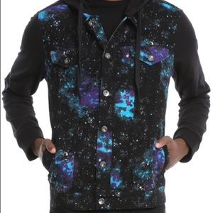 Hot Topic Rude Galaxy Print Jacket